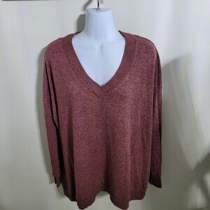Workshop Republic Clothing V-Neck Sweater Size L